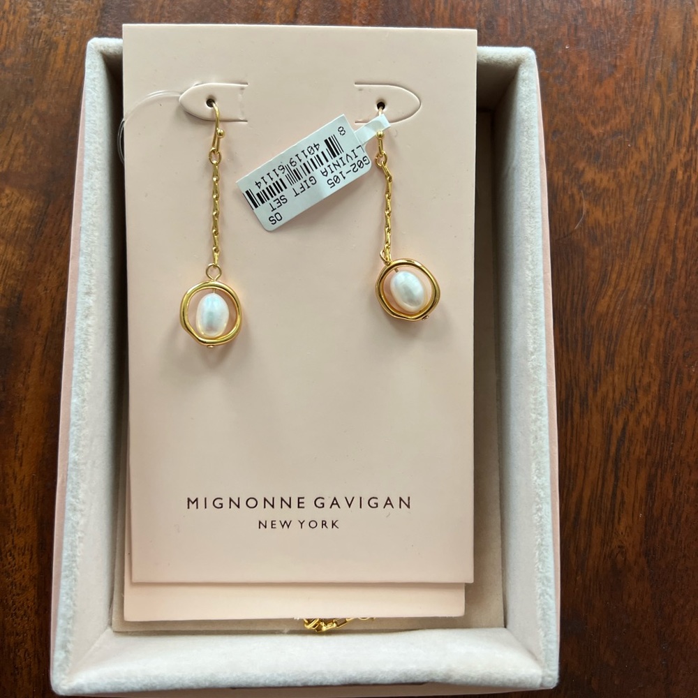 NWT 2-piece MIGNONNE GAVIGAN Earring And Necklace Set